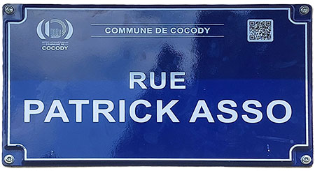 Une rue au nom du créateur